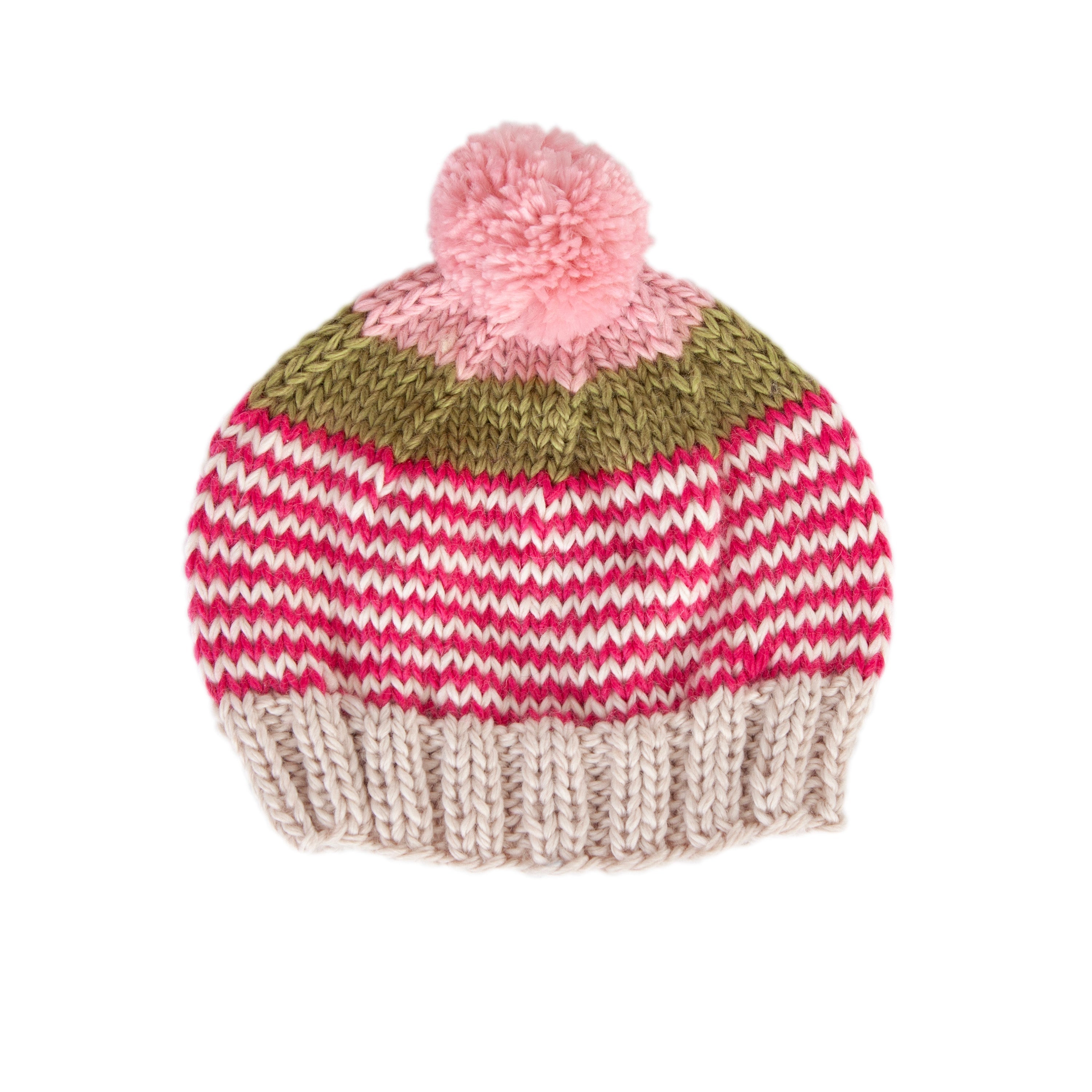 Acorn Stripes Beanie - Navy