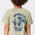 CRYWOLF T-SHIRT-SAGE LOST ISLAND