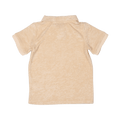 ROCK YOUR KID PUMICE TERRY TOWELLING POLO T-SHIRT