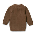 WILSON & FRENCHY KNITTED BUTTON CARDI DIJON