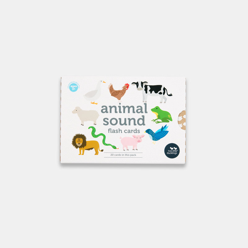 ANIMAL SOUNDS FLASH CARDS- 20 PACK