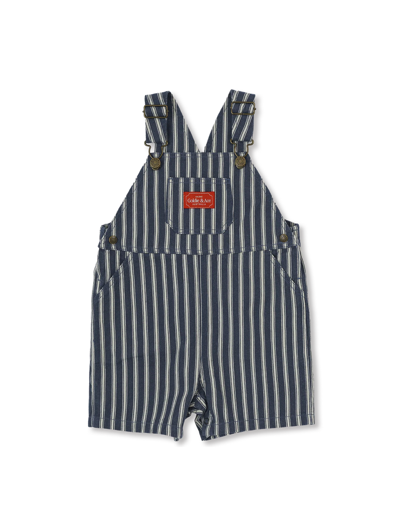 GOLDIE & ACE RAILROAD STRIPE BURTON OVERALLS