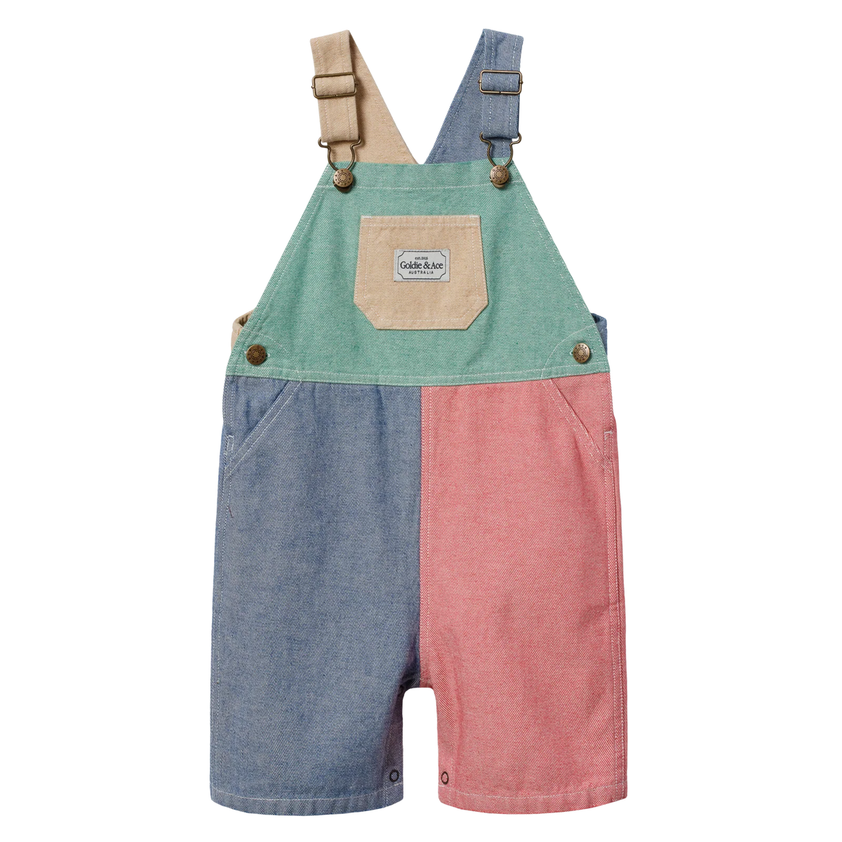 GOLDIE & ACE PATCHWORK BURTON OVERALLS