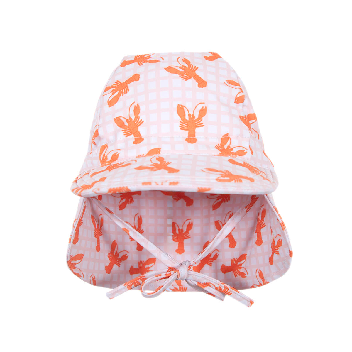 ACORN PINK LOBSTERS SWIM FLAP CAP