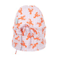 ACORN PINK LOBSTERS SWIM FLAP CAP