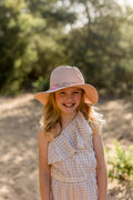 ACORN FOLKLORE WIDE BRIM HAT LT PINK