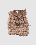 ALEX & ANT SHAGGY VEST MOCHA