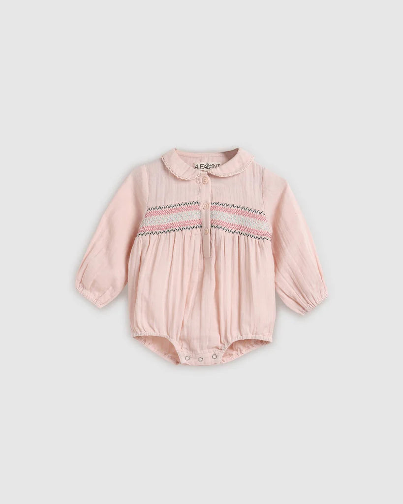 ALEX & ANT MAEVE PLAYSUIT - BLUSH PINK