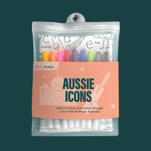 HEY DOODLE MAT ABC - AUSSIE ICONS
