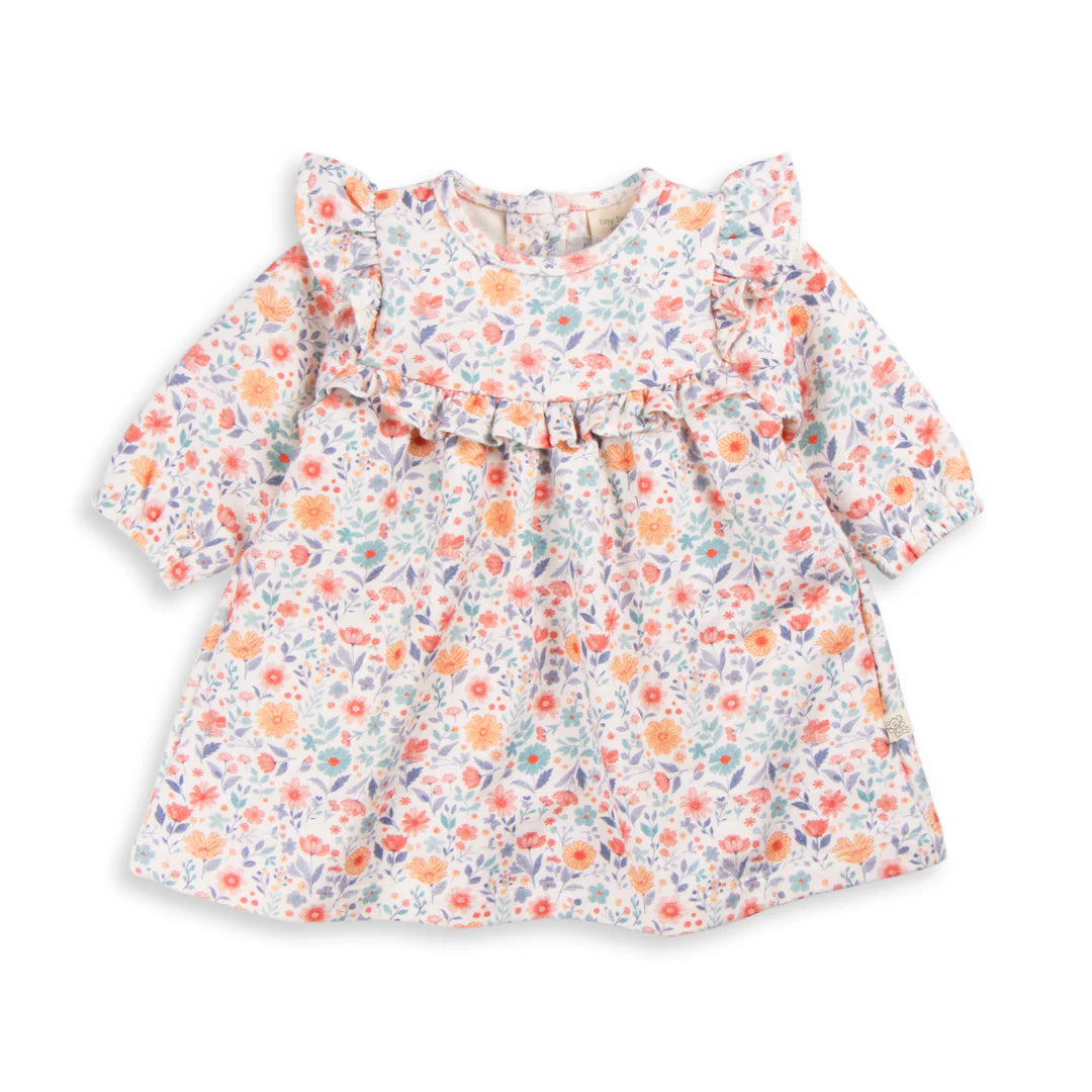 TINY TWIG FRILL DRESS COTTAGE GARDEN