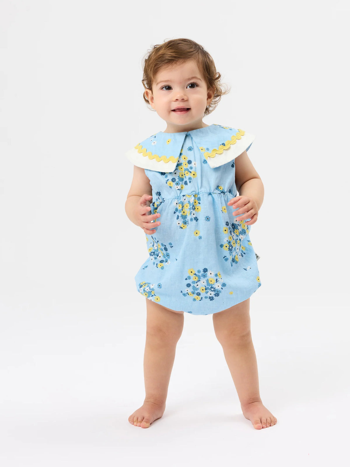 GOLDIE & ACE FLORAL AVA COLLARED ROMPER