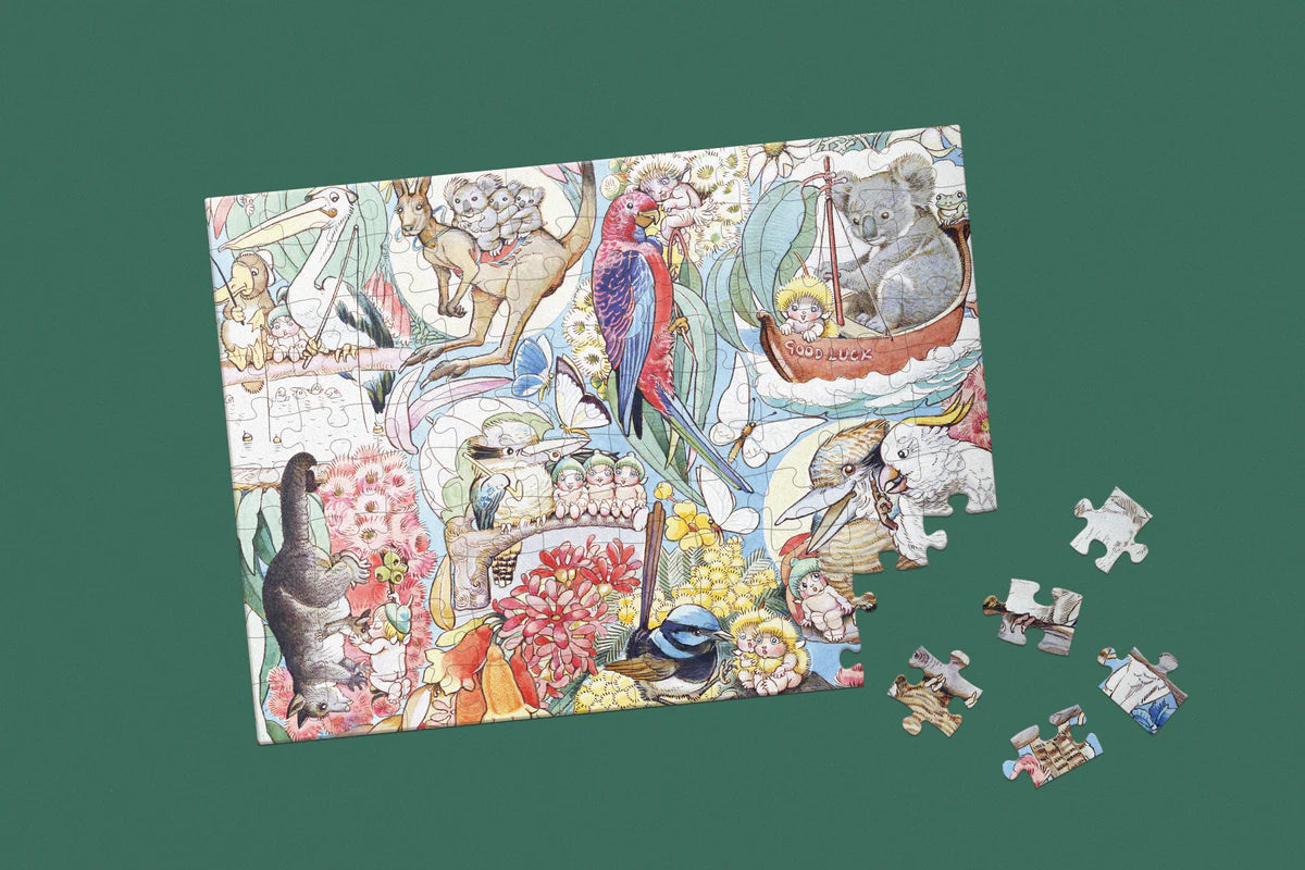 JOURNEY OF SOMETHING 100 PIECE MAY GIBBS MAGNETIC PUZZLE - BUSH FRIENDS