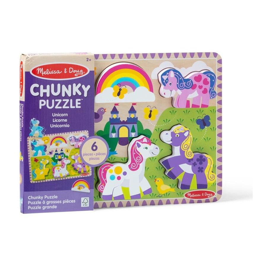 MELISSA & DOUG UNICORN CHUNKY PUZZLE