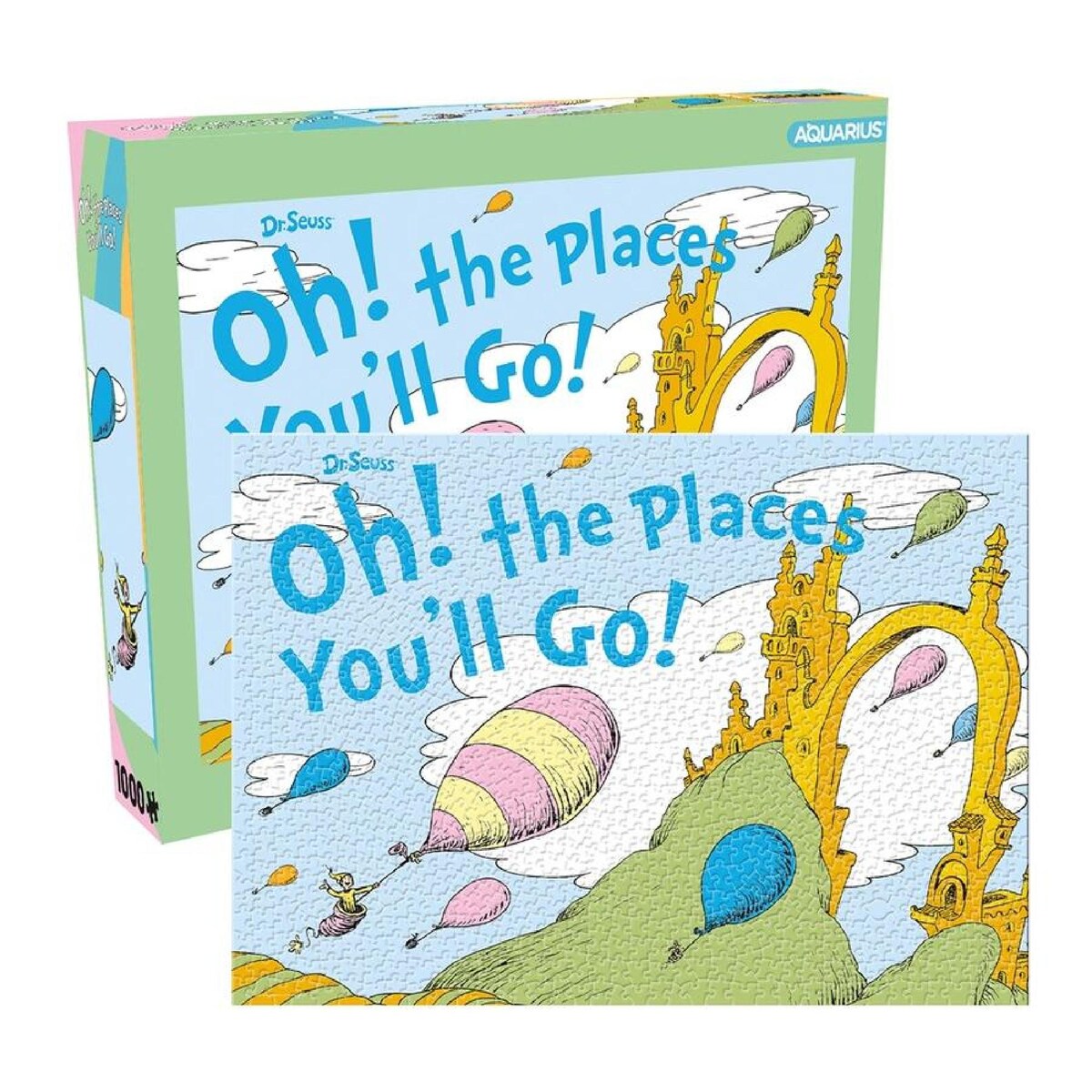 OH, THE PLACES YOU'LL GO! - BALLOON DR SEUSS 1000PC PUZZLE