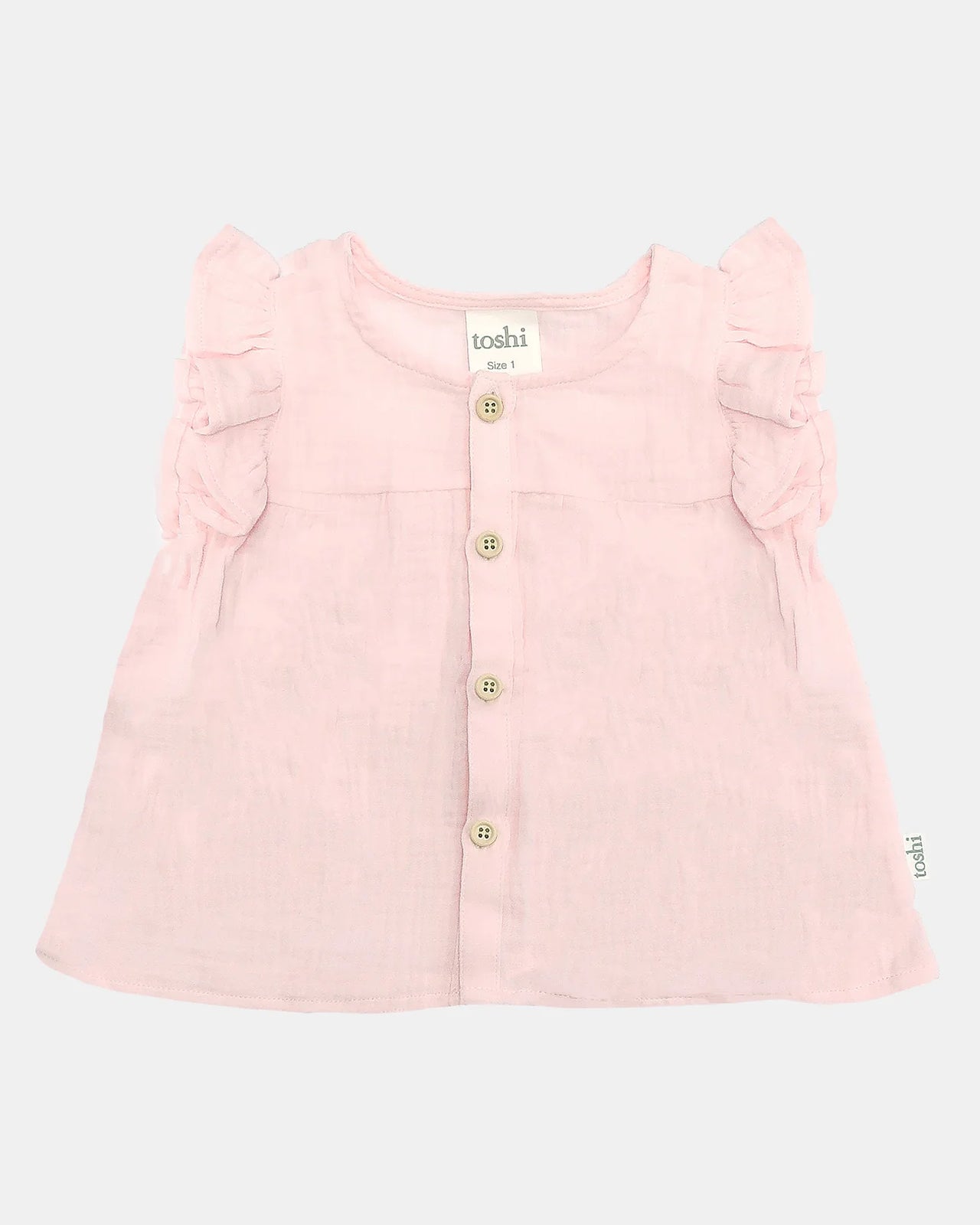 TOSHI TOP FRILLED SAMMY BLOSSOM