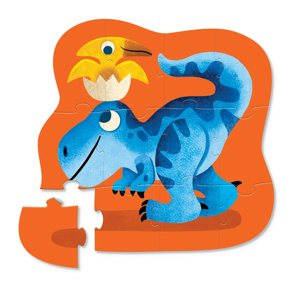 CROCODILE CREEK MINI PUZZLE 12PC - DINO FRIENDS