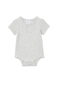 MILKY DOVE RIB BUBBYSUIT