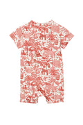 MILKY WILDLIFE ZIP ROMPER