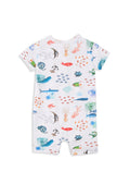 MILKY COASTAL ZIP ROMPER