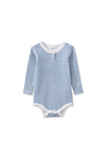 MILKY BLUE STRIPE BUBBYSUIT