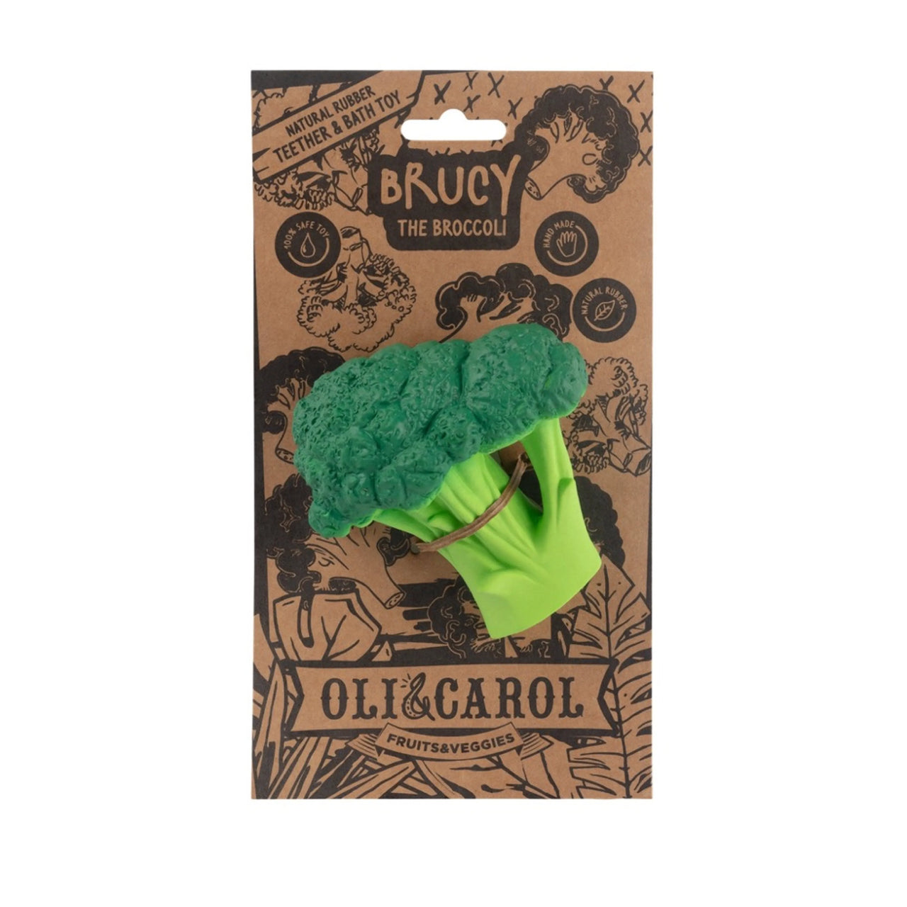 OLI & CAROL FRUITS & VEGGIES TEETHER & BATH TOY