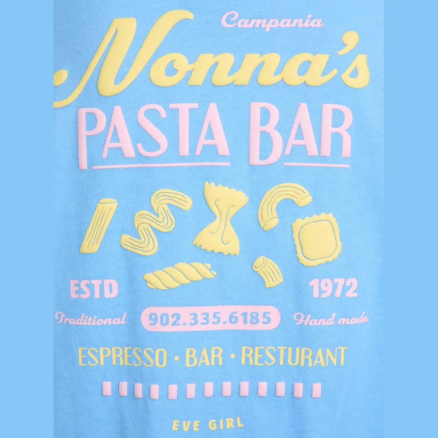 EVE GIRL NONNA TEE BLUE