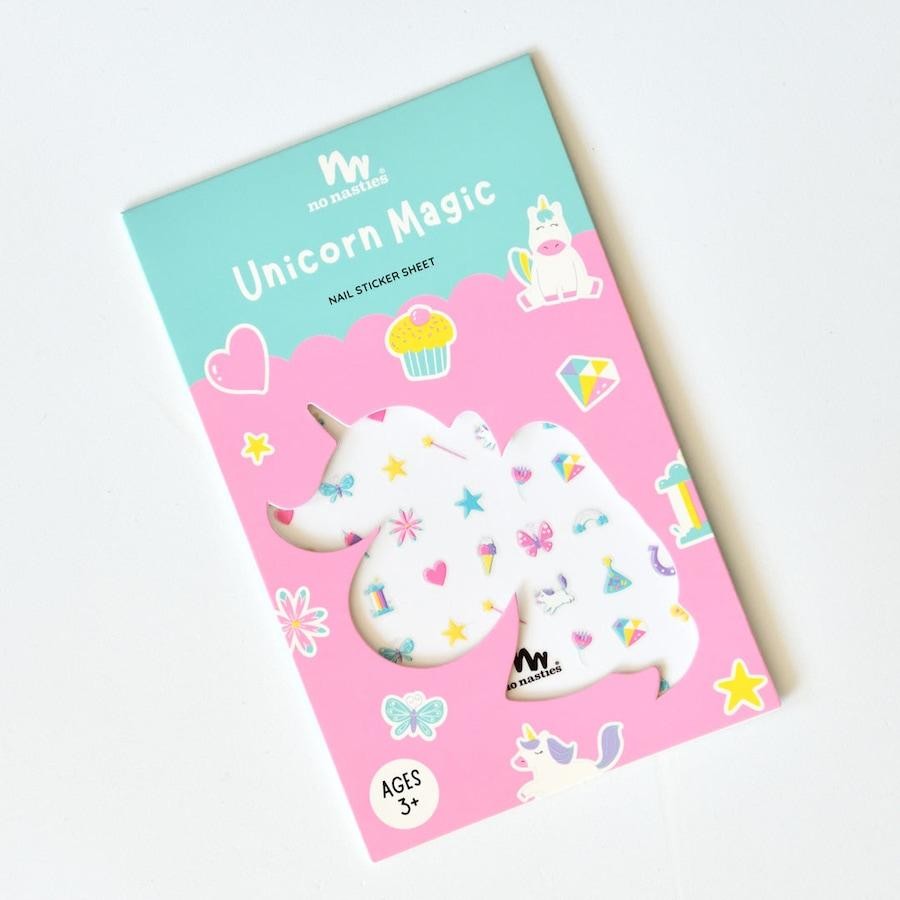 NO NASTIES UNICORN MAGIC NAIL STICKERS
