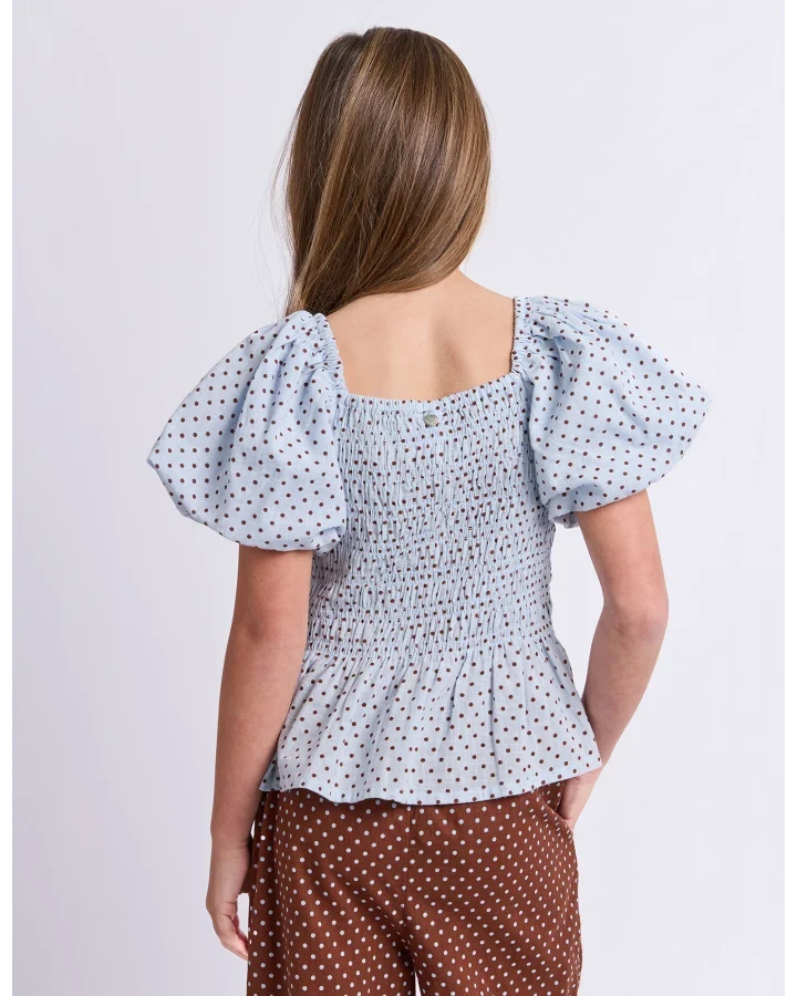 EVE GIRL BOBBI TOP BLUE