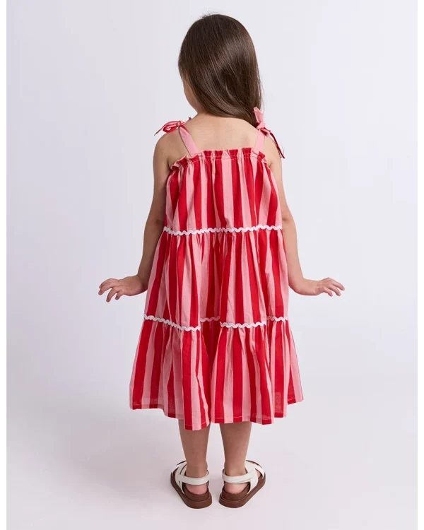 EVE GIRL AMELIA STRIPE DRESS