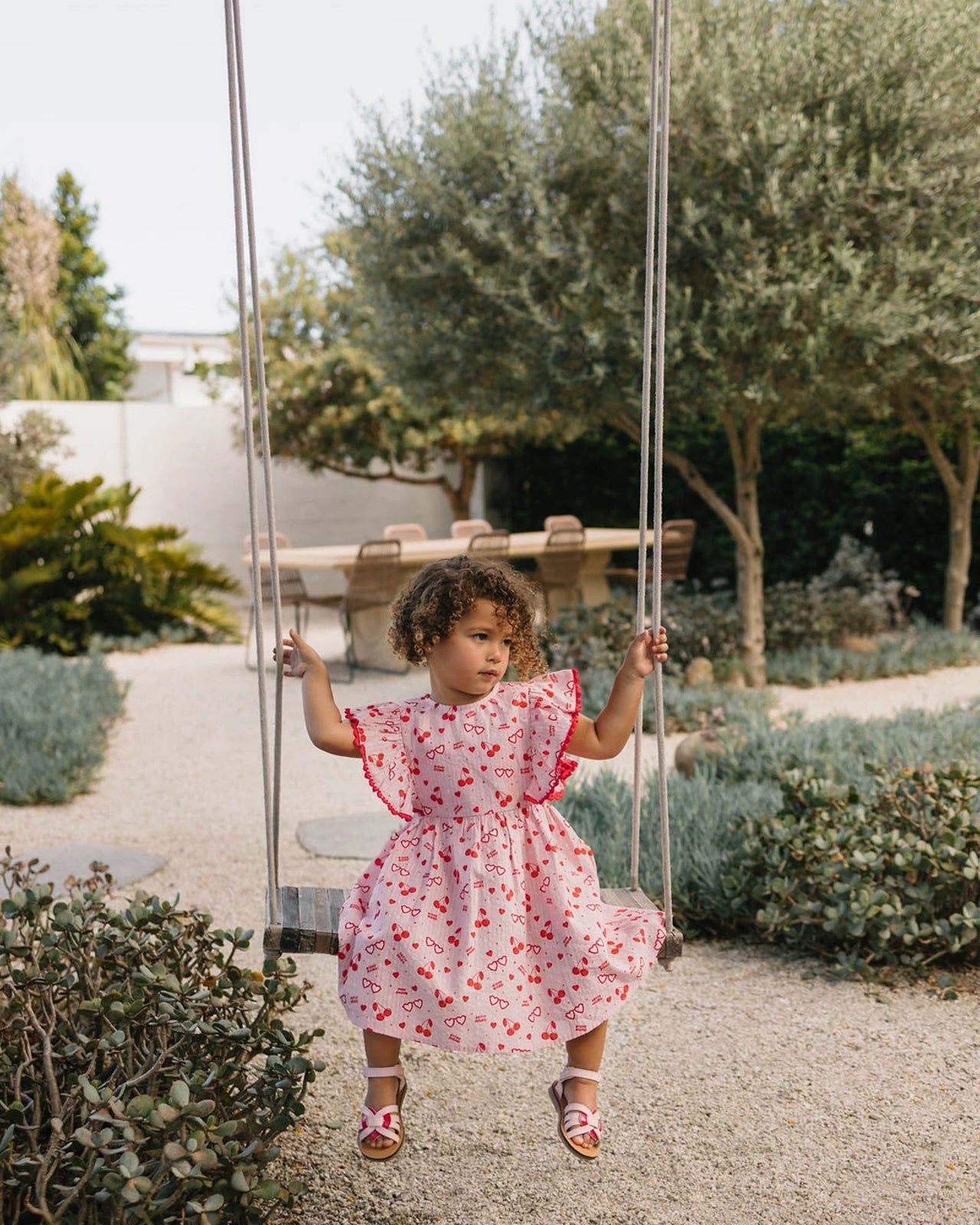 WALNUT MON CHERI DRESS - MON AMOUR