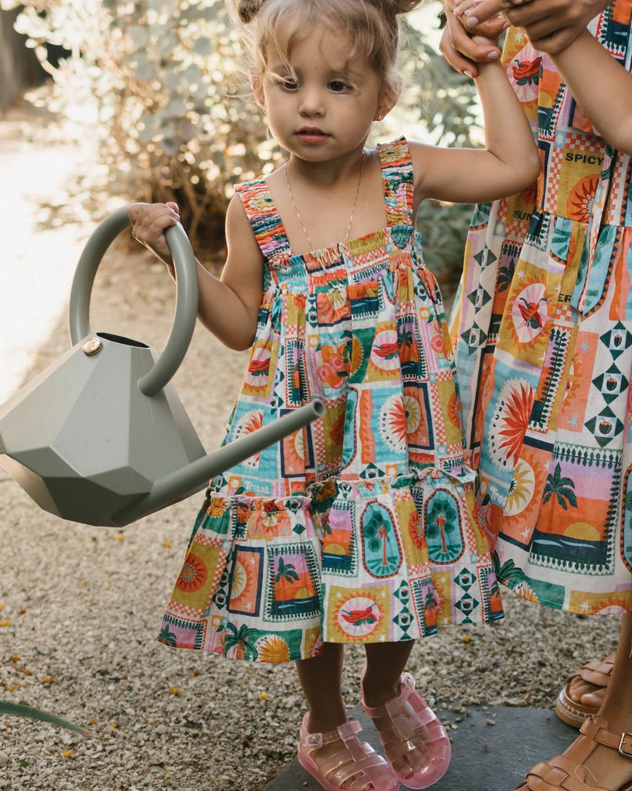 WALNUT MEADOW DRESS - SPICY SUMMER