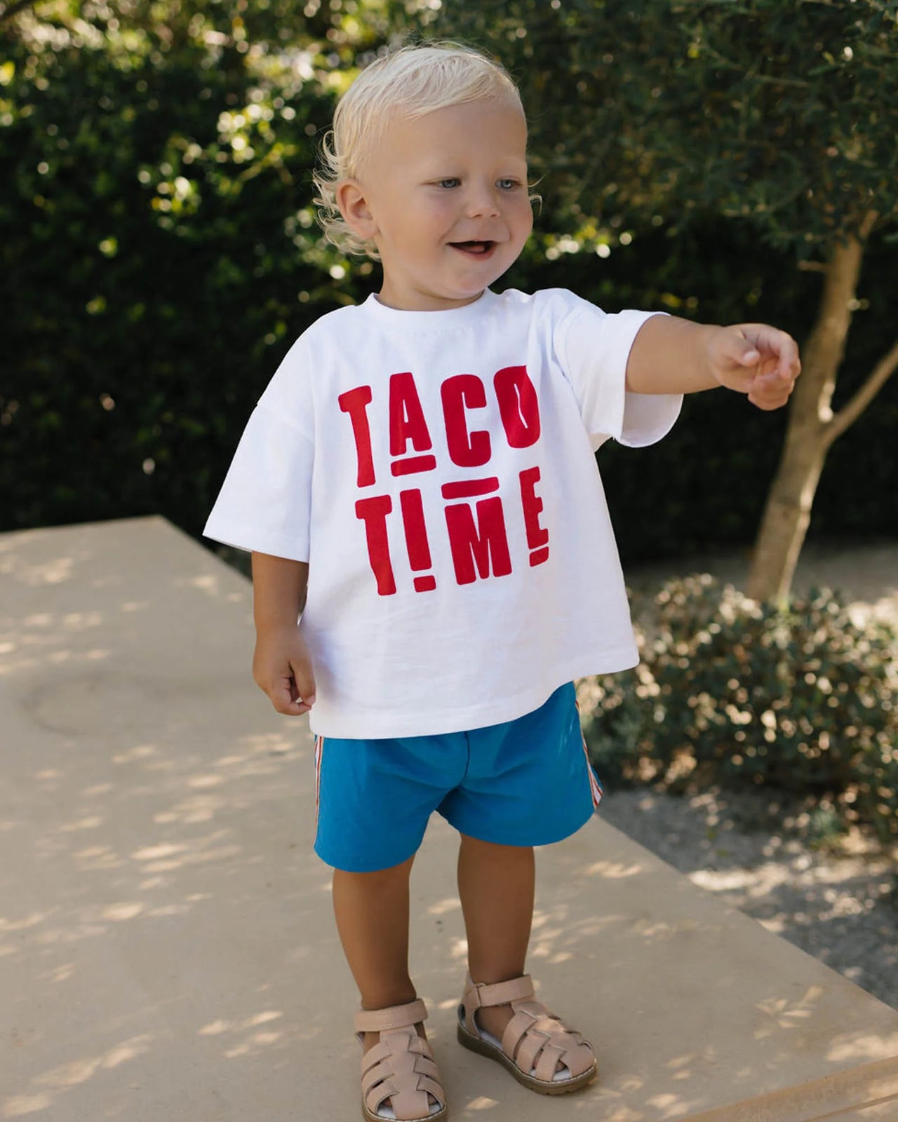 WALNUT HARLEY SHORT - BLUE