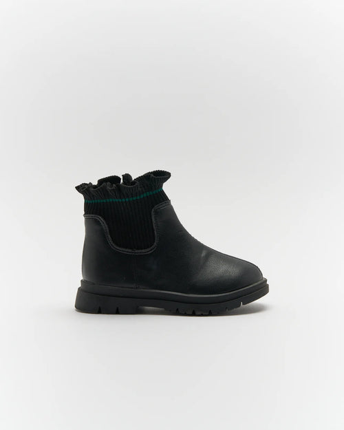 WALNUT FLORA BOOT BLACK