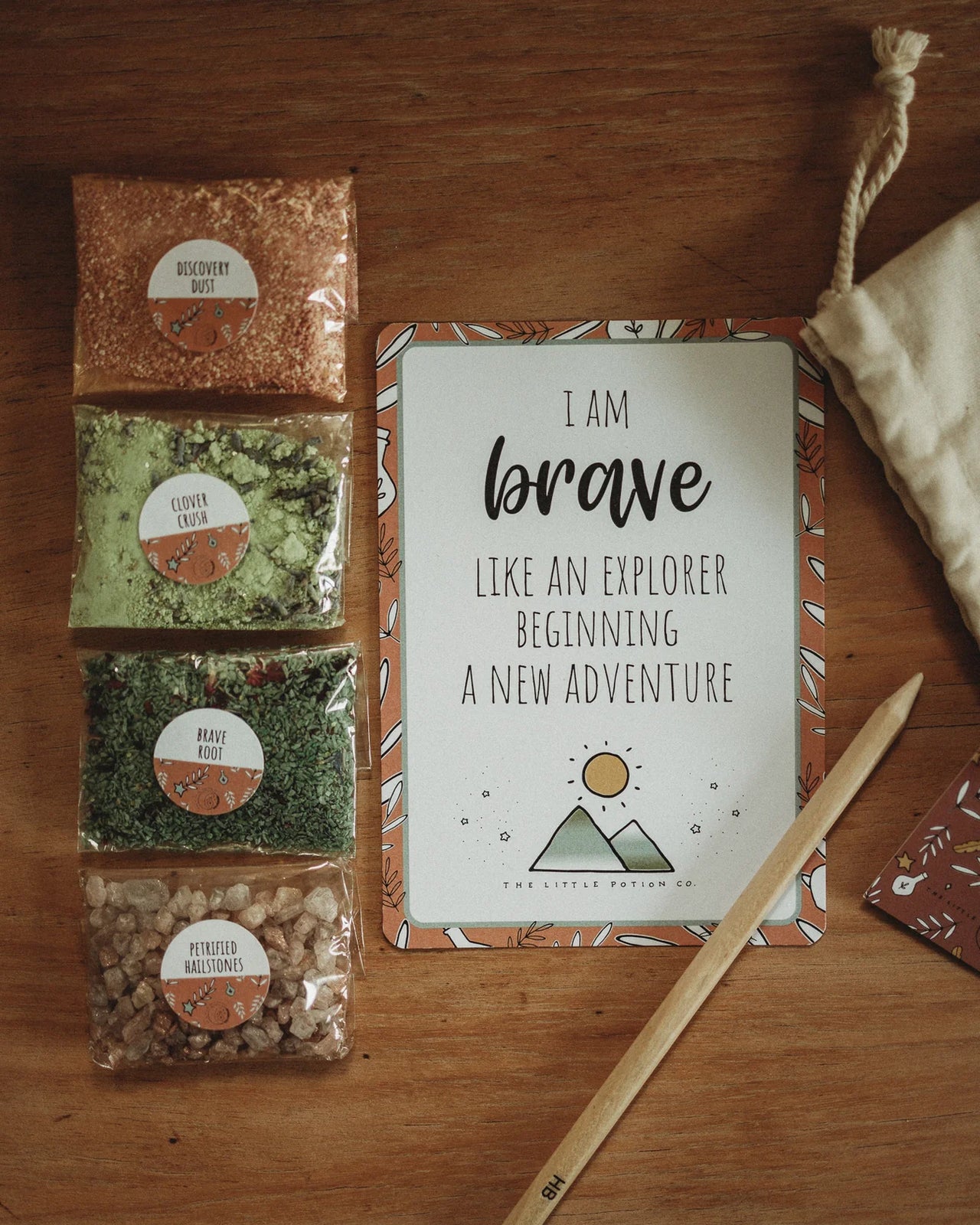 THE LITTLE POTION CO HEART OF AN ADVENTURER BRAVE POTION POUCH