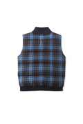 MILKY CHECK PUFFER VEST