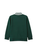 MILKY GREEN ZIP SWEAT