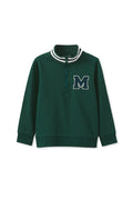 MILKY GREEN ZIP SWEAT