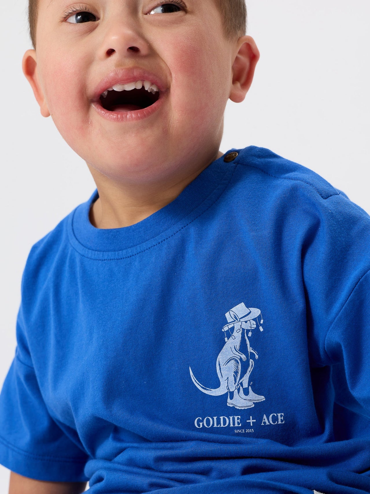 GOLDIE & ACE OUTBACK ROO TEE CLASSIC BLUE