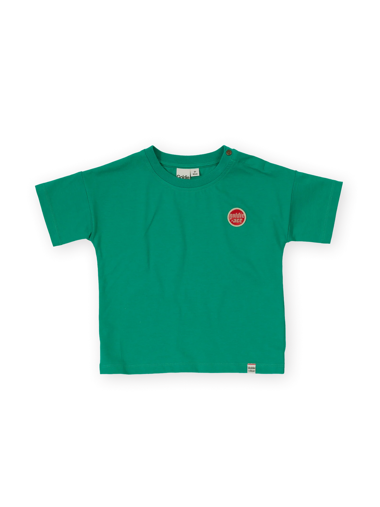 GOLDIE & ACE ESSENTIAL LOGO TEE GREEN
