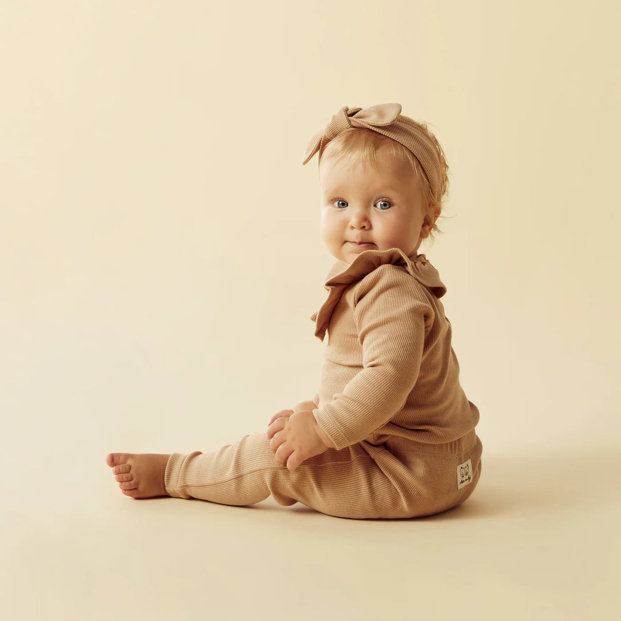 WILSON & FRENCHY FAWN ORG RUFFLE TOP
