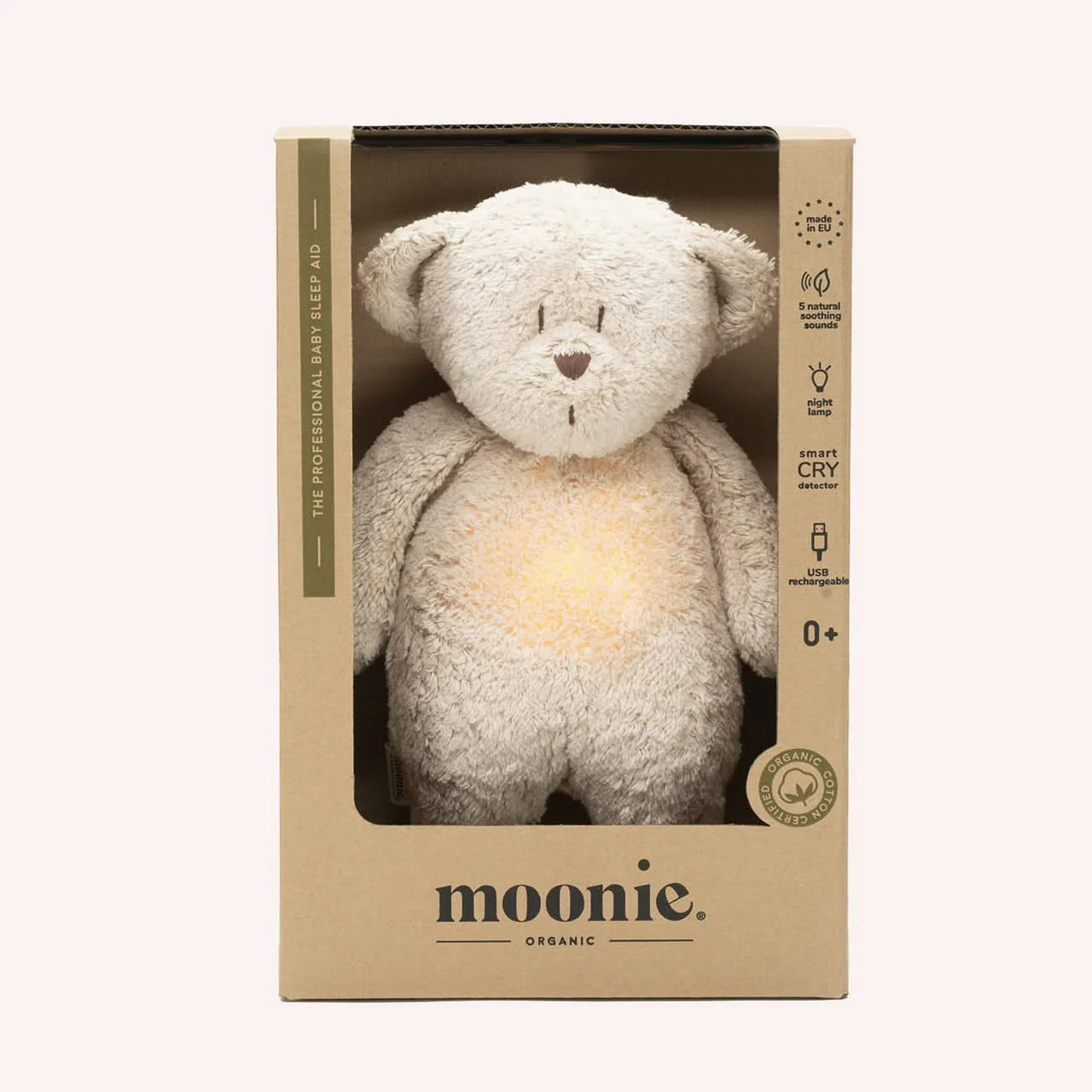 MOONIE ORGANIC HUMMING BEAR - SAND