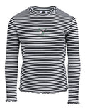 EVE GIRL TULLY LONG SLEEVE RIB TEE