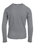 EVE GIRL TULLY LONG SLEEVE RIB TEE