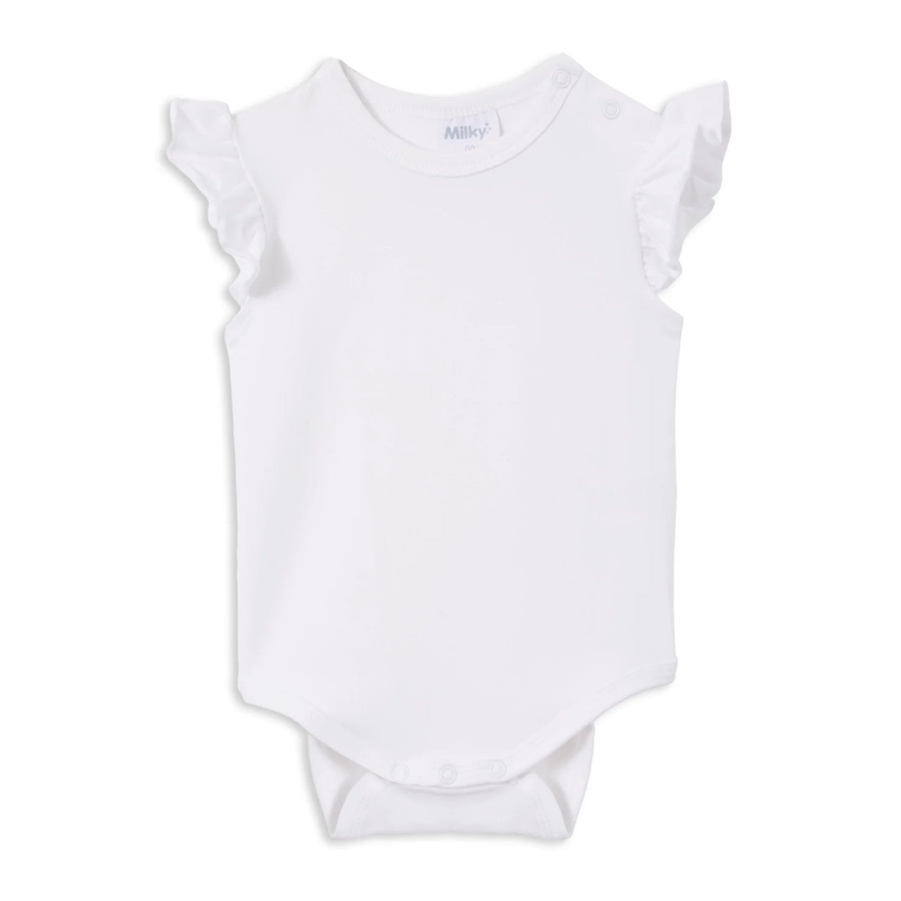 MILKY DETAIL FRILL BUBBYSUIT
