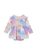 MILKY PATCHWORK FRILL BABY DRESS