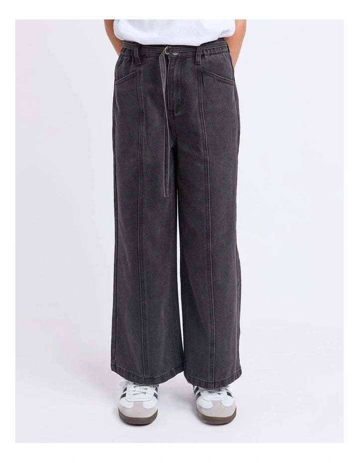 EVE GIRL JESSIE JEAN WASHED BLACK