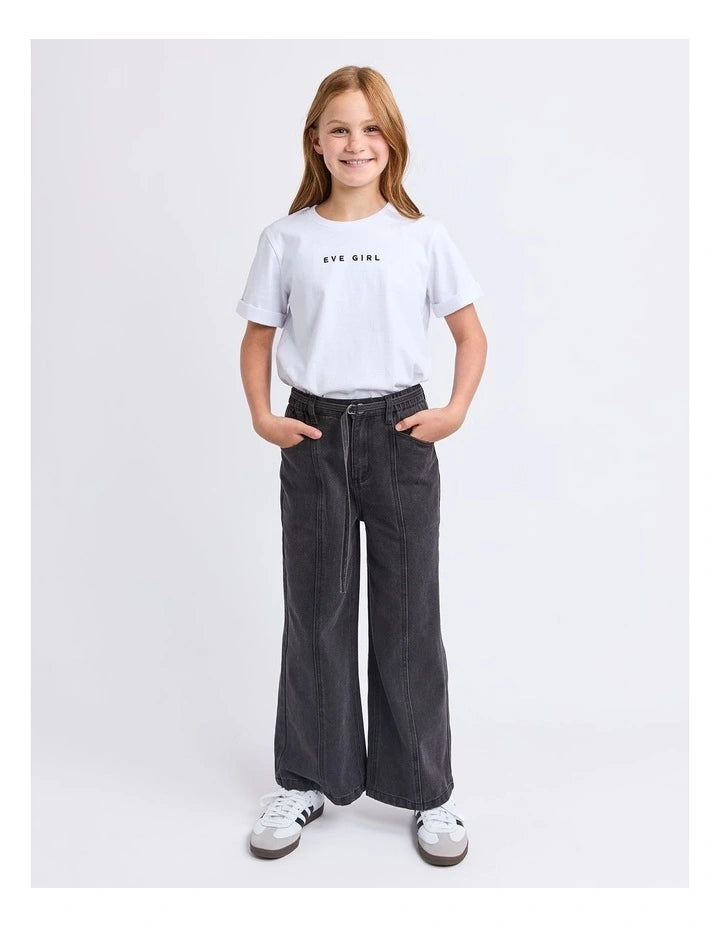 EVE GIRL JESSIE JEAN WASHED BLACK