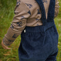 NATURE BABY TIPPER OVERALLS NAVY