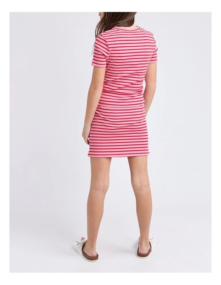 EVE GIRL BETTY RUCHED TEE DRESS