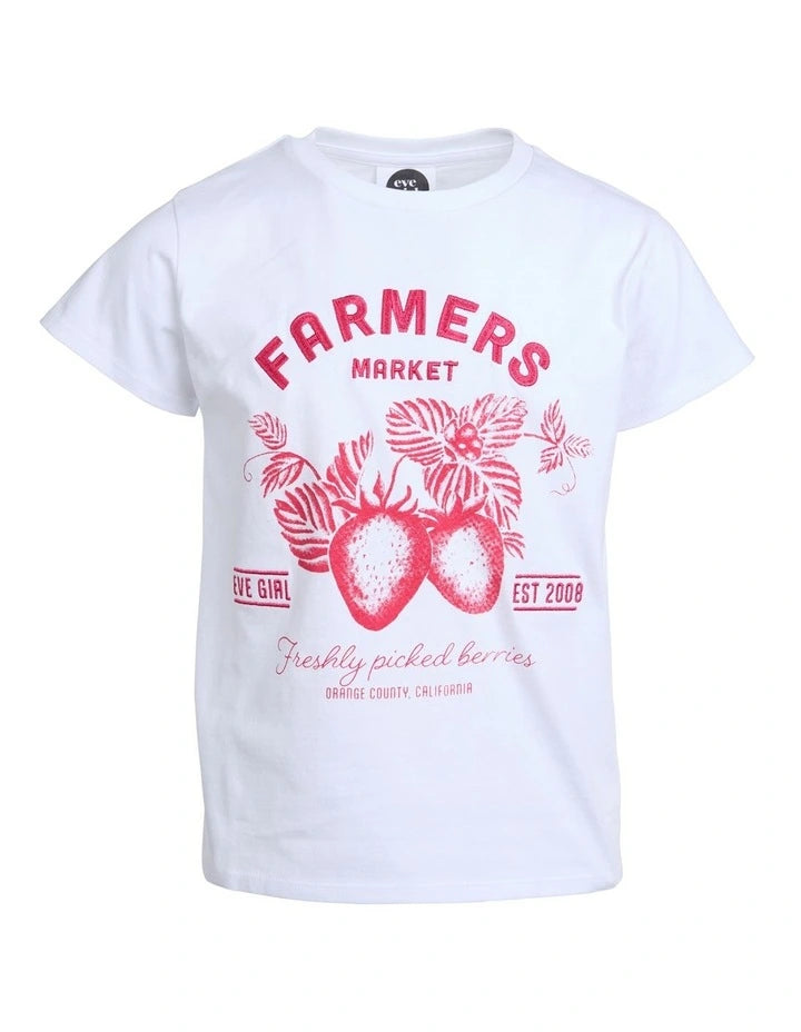 EVE GIRL FARMERS MARKET TEE